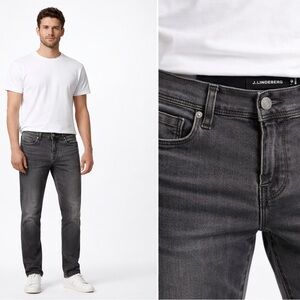 J.Lindeberg Men’s Charcoal Slim Straight Jeans Modern Fit Size 30